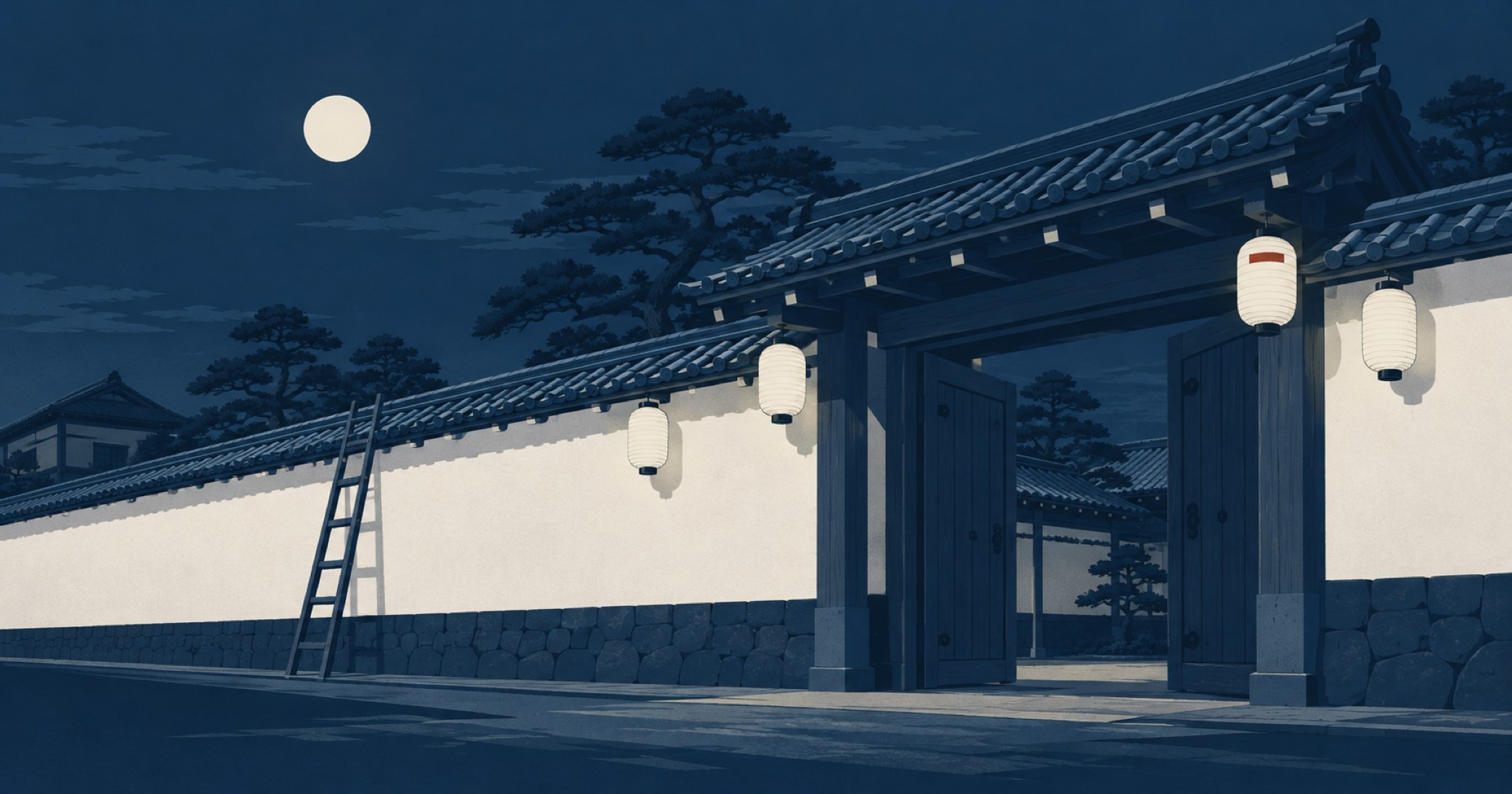 赤穂事件を象徴する概念イラスト