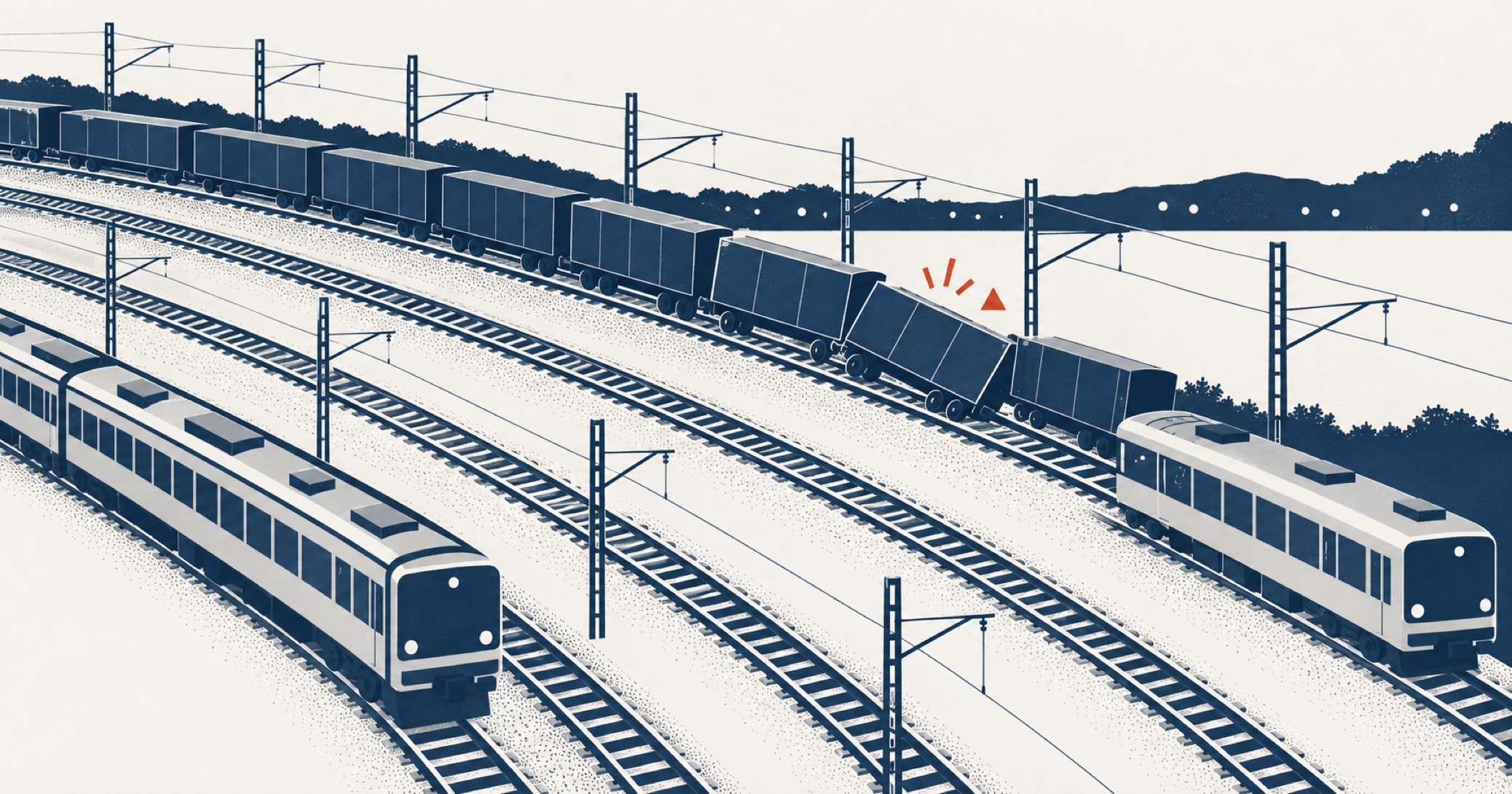 鶴見事故を象徴する概念イラスト