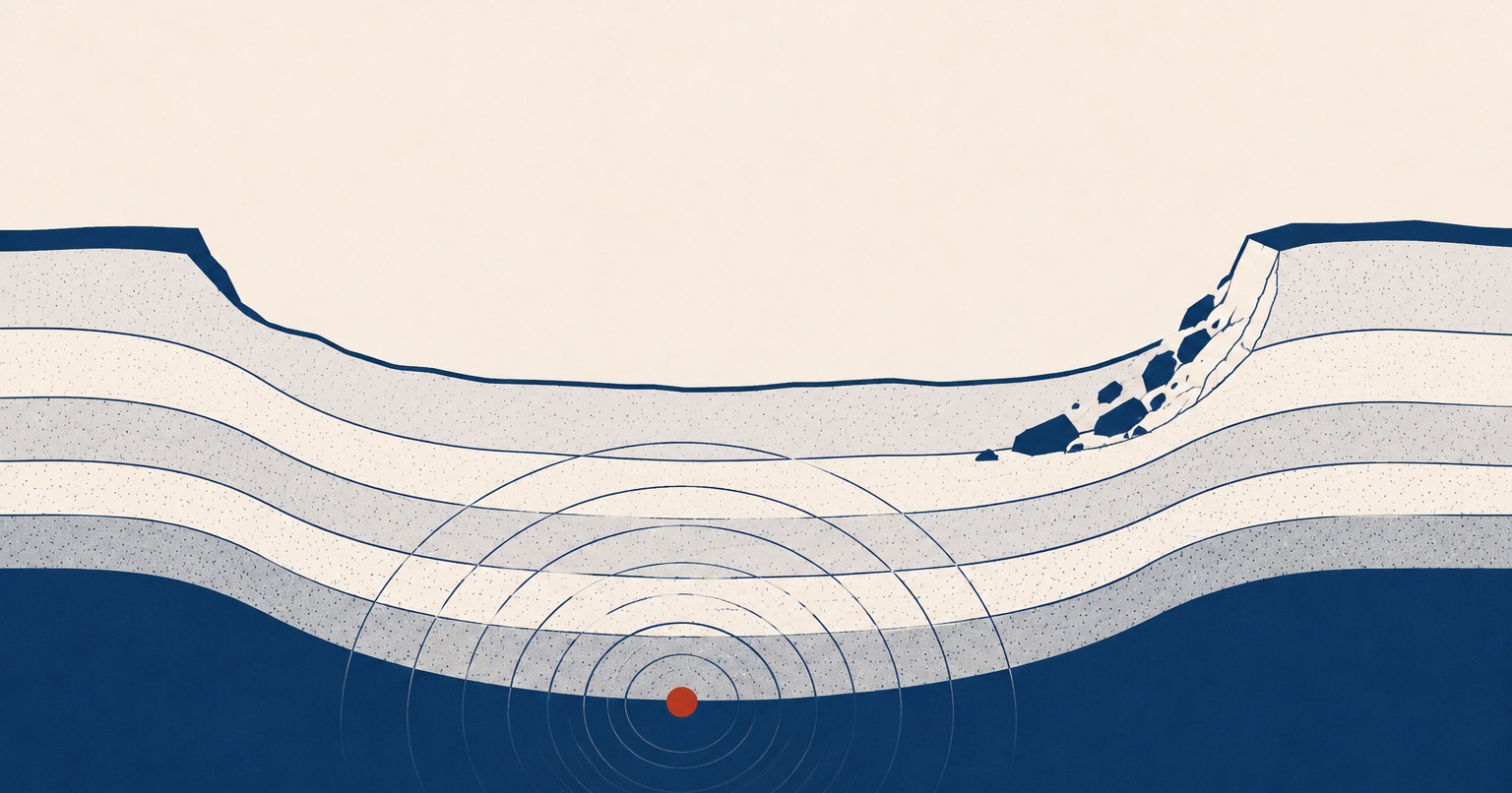えびの地震を象徴する概念イラスト