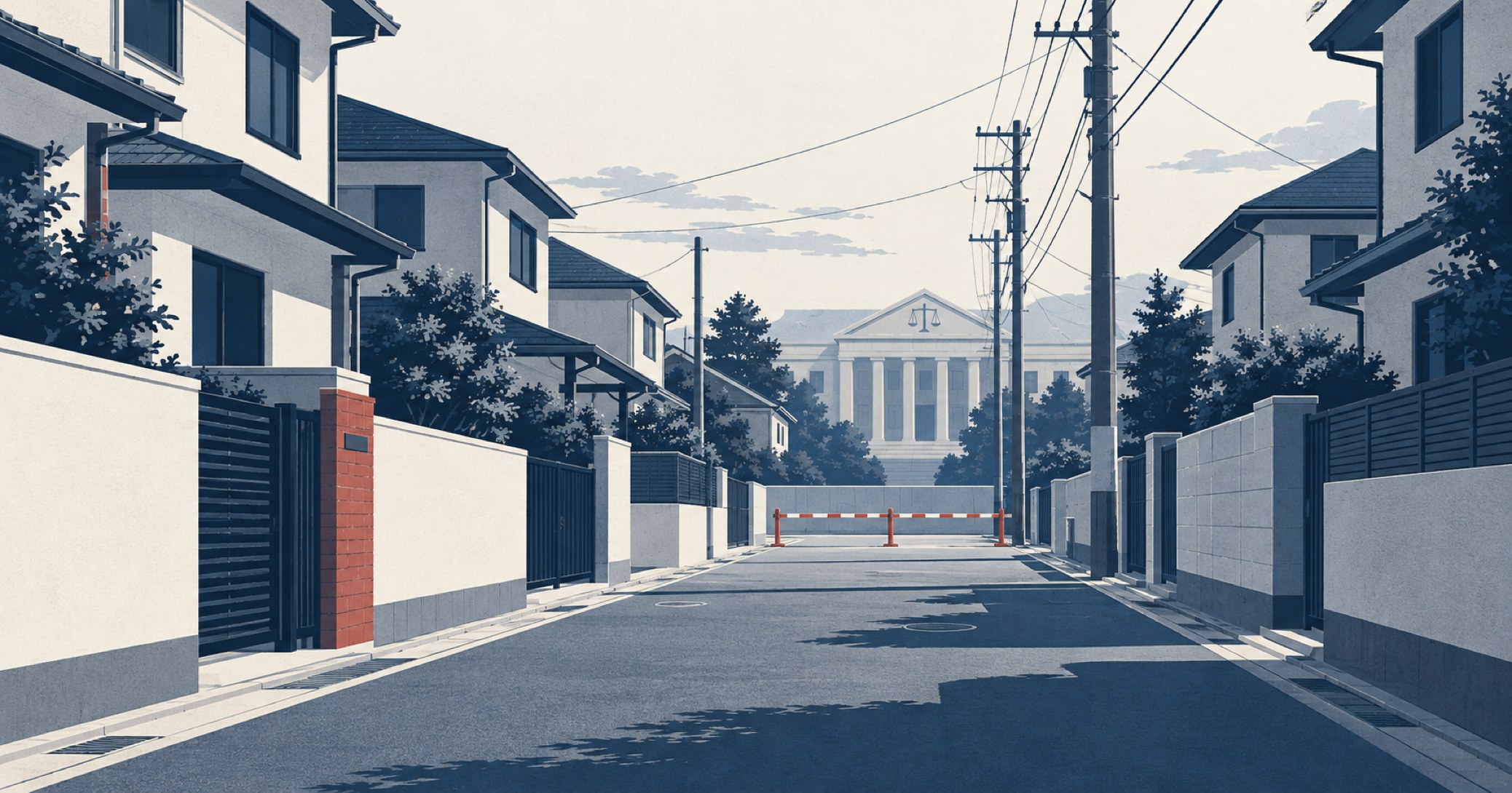 熊谷連続殺人事件を象徴する概念イラスト