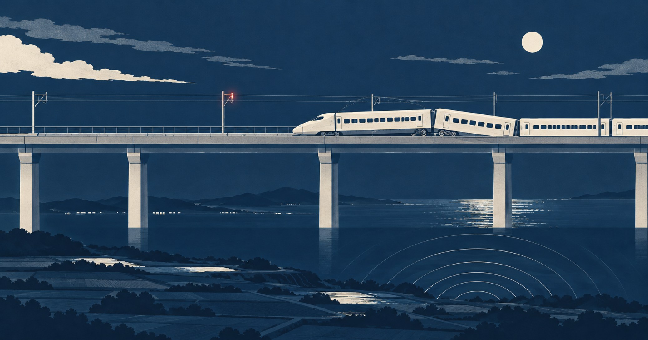 福島県沖地震（2022年）を象徴する概念イラスト