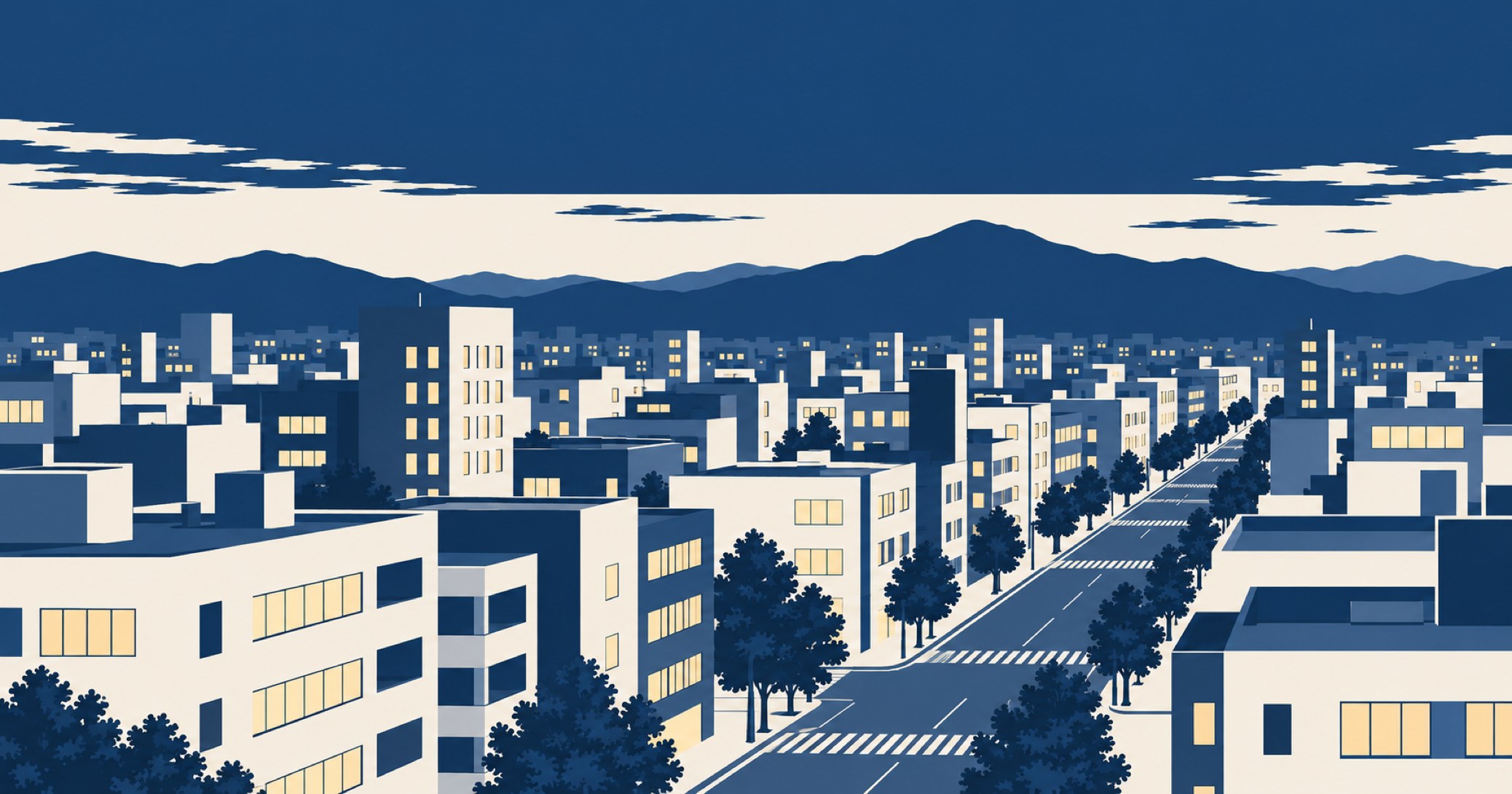 すすきのホテル殺人事件を象徴する概念イラスト